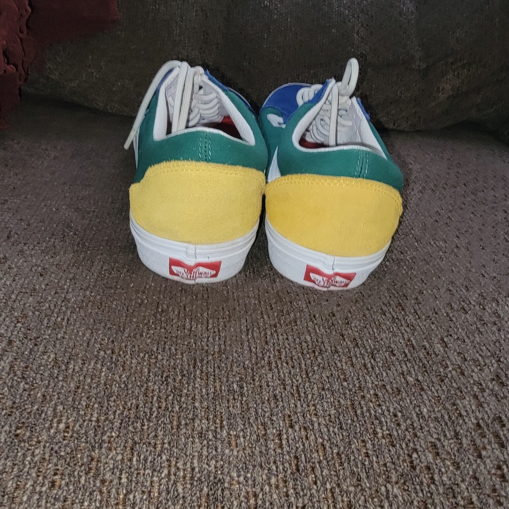 Vans Blue and Green Sneakers - Picture 6 of 6